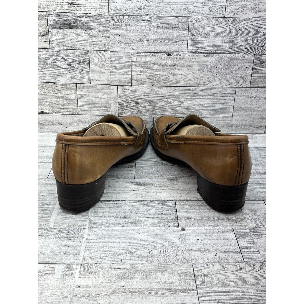 Vintage Bass Weejuns Shoes Women Size 7.5M Leather Loafers Slip On Penny Moc 90s - Picture 6 of 11